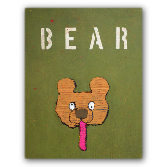 【BEAR】壁掛けのできる小さな絵画