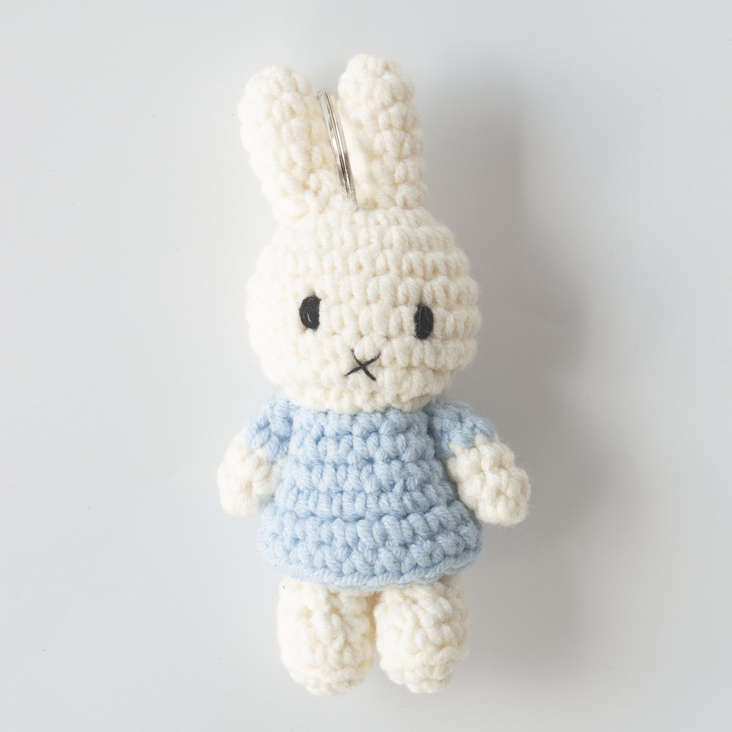 ミッフィー ハンドメイド キーチェーン パステルブルー