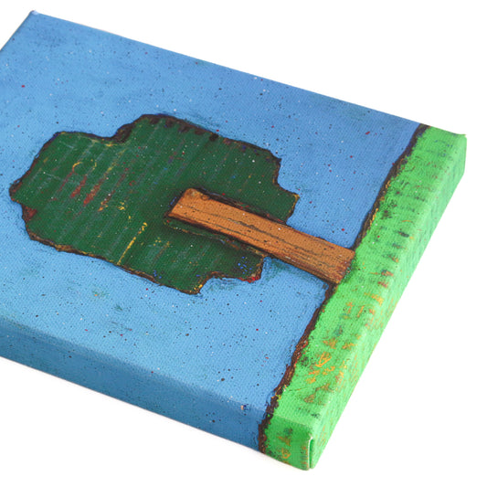 【木】壁掛けのできる小さな絵画