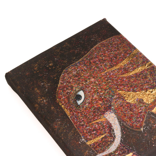 【ゾウ】壁掛けのできる小さな絵画