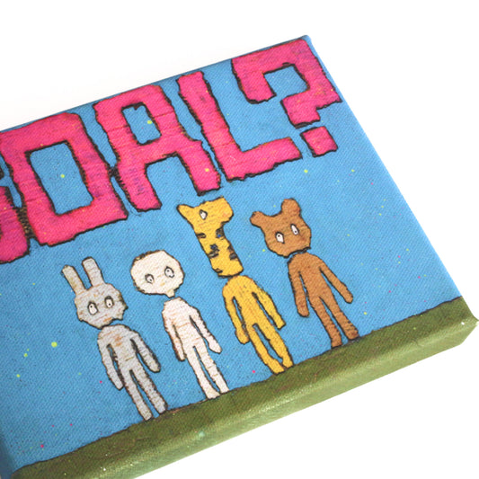 【GOAL?】壁掛けのできる小さな絵画