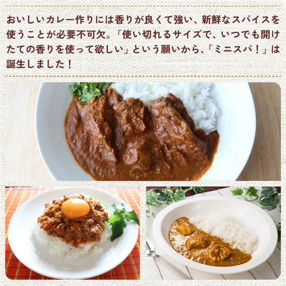 印度カリー子 基本のスパイス 5点セット ミニマルスパイス