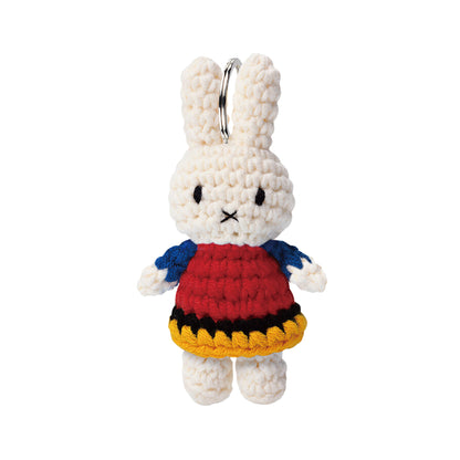 ミッフィー×モンドリアン 編みぐるみのキーホルダー