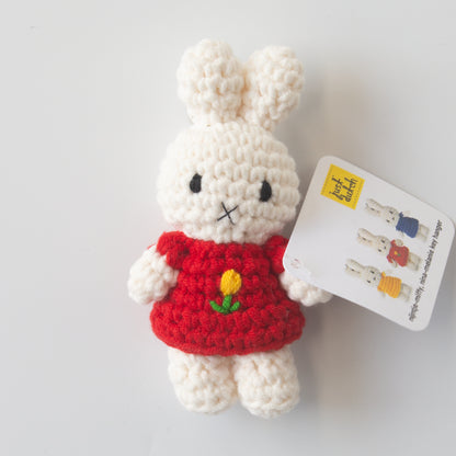 ミッフィー ハンドメイド キーチェーン チューリップ レッド