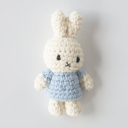ミッフィー ハンドメイド キーチェーン パステルブルー