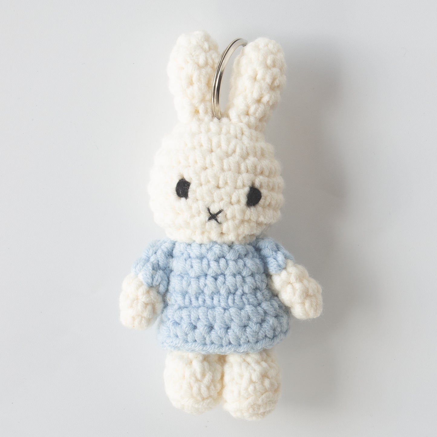 ミッフィー ハンドメイド キーチェーン パステルブルー