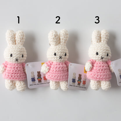 ミッフィー ハンドメイド キーチェーン パステルピンク