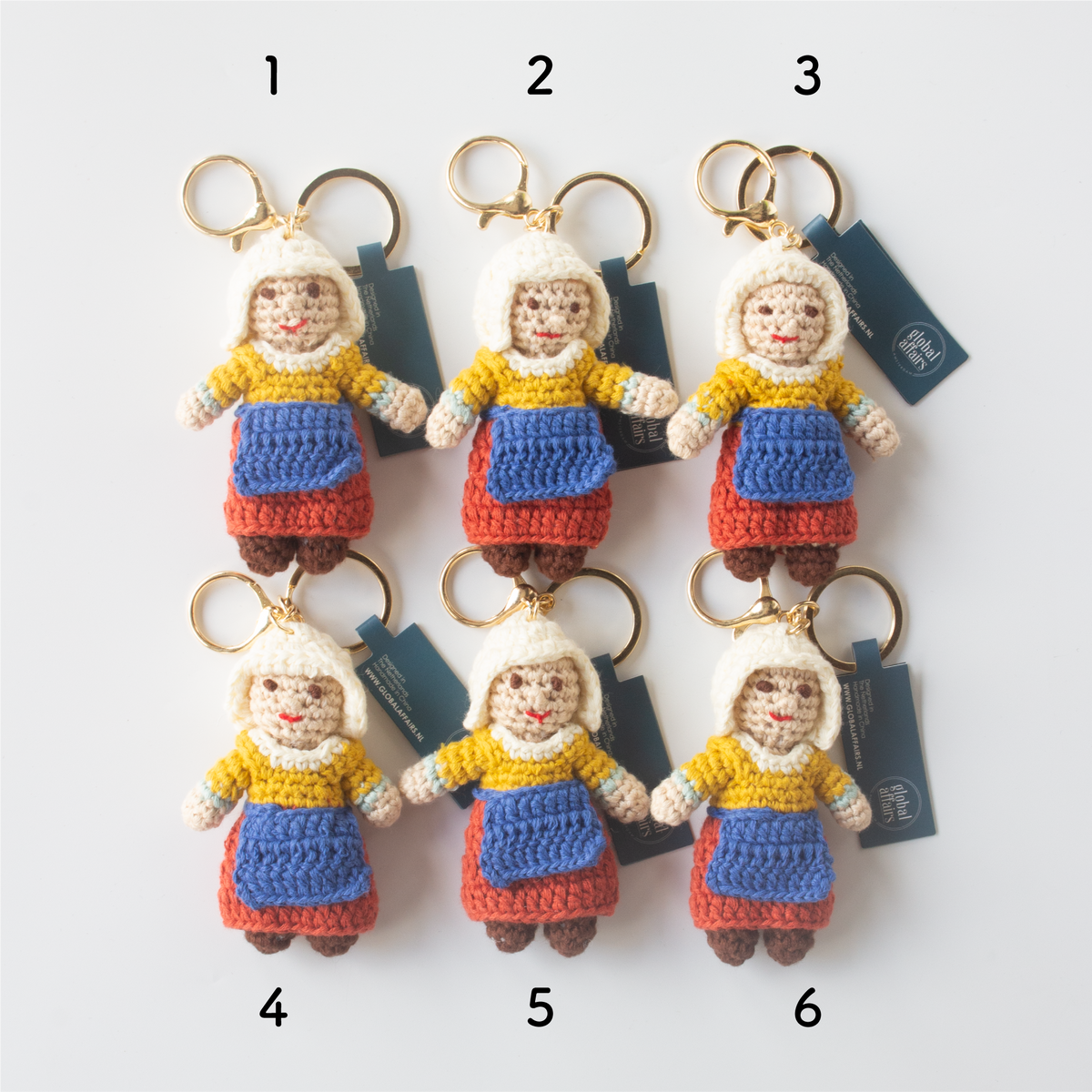 GLOBAL AFFAIRS ミルクメイド クロシェットキーリング