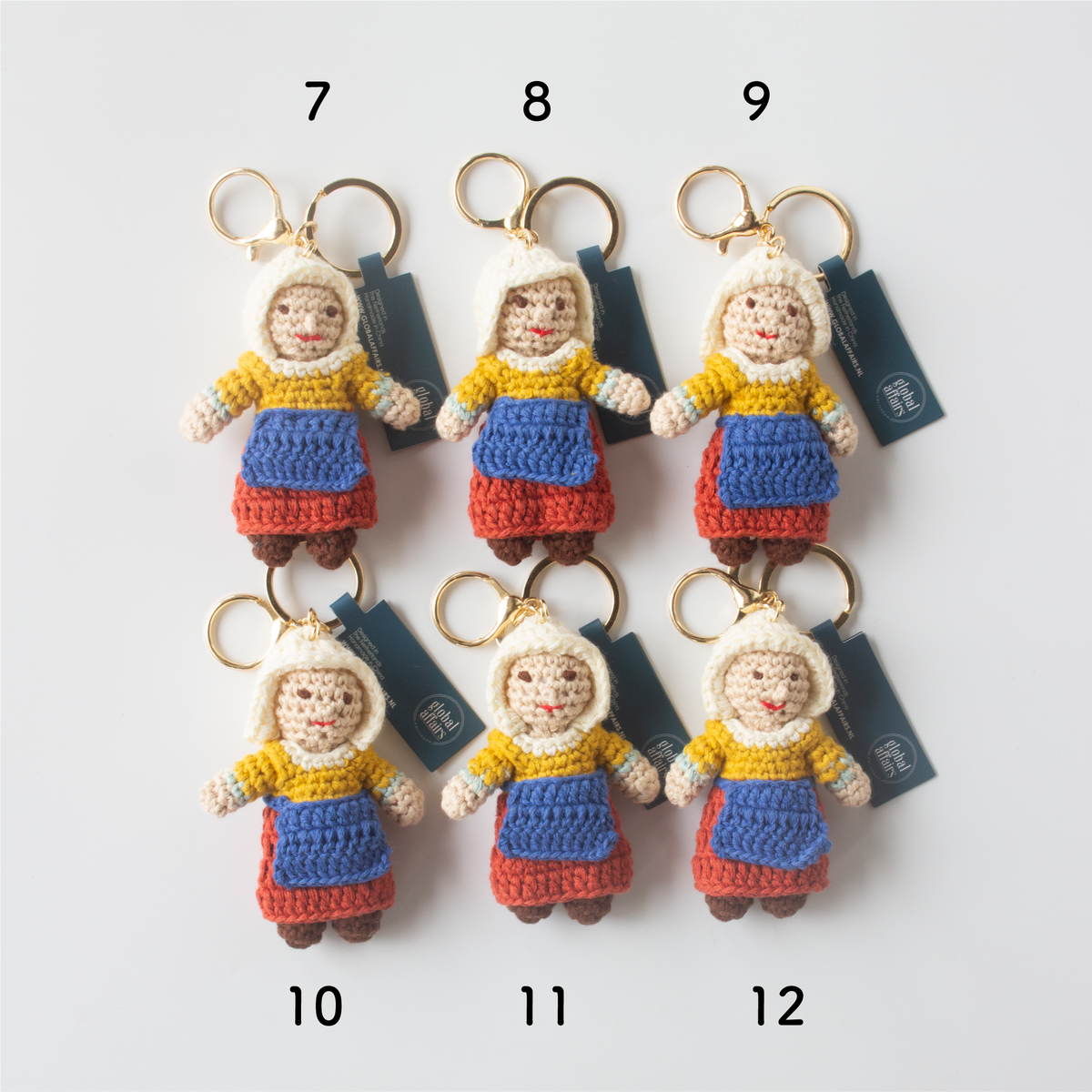 GLOBAL AFFAIRS ミルクメイド クロシェットキーリング