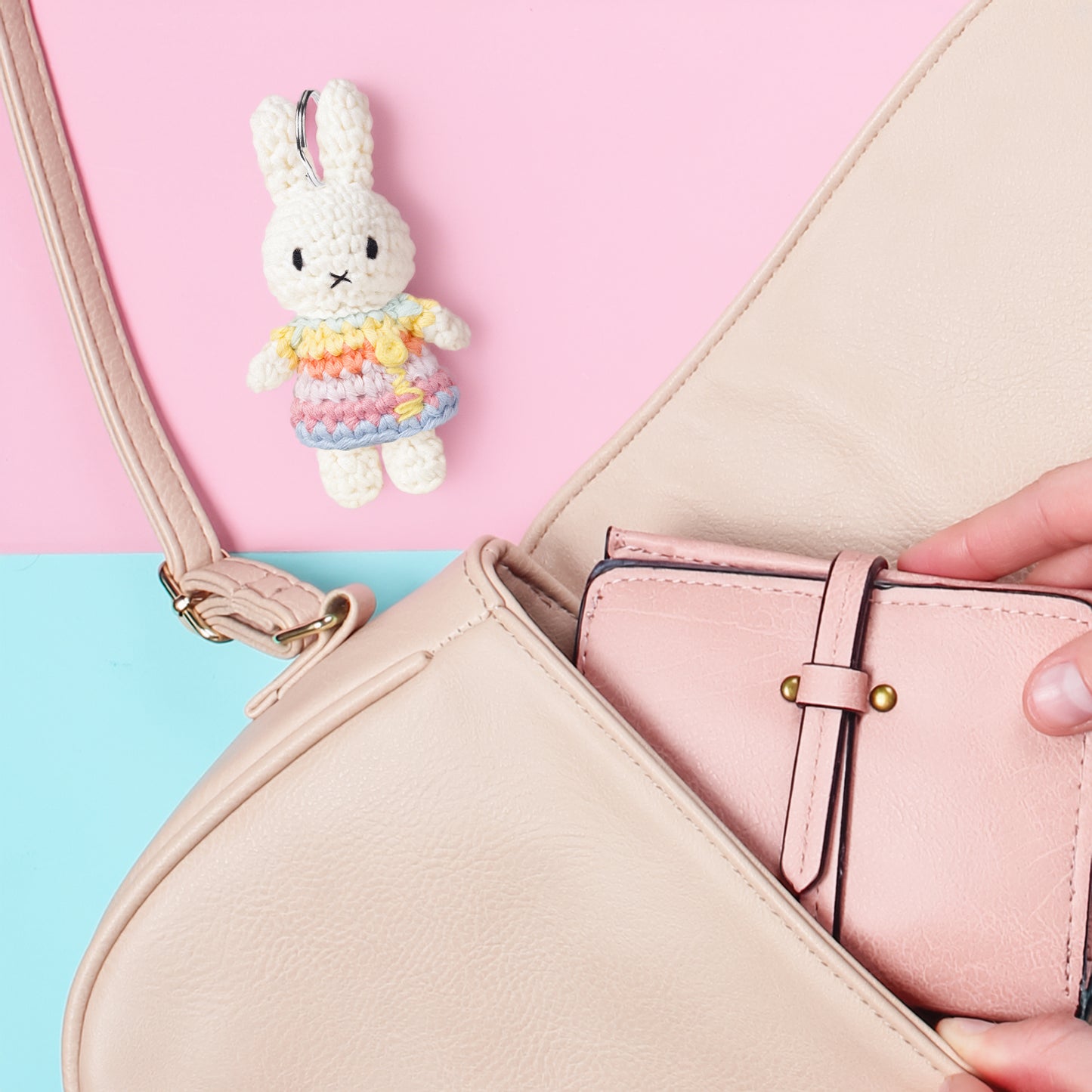 ミッフィー×ターナー 編みぐるみ キーホルダー