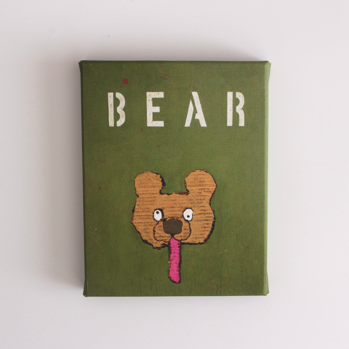 【BEAR】壁掛けのできる小さな絵画