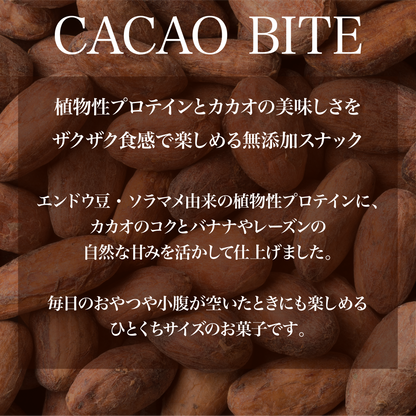 CACAO BITE カカオと有機プロテインのクランチ 30g