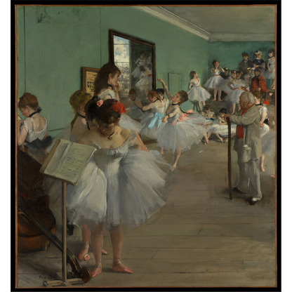 フランスの画家エドガー・ドガによる絵画作品『ダンスクラス（The Dance Class）』