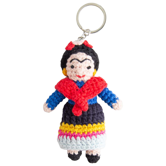 フリーダ・カーロのクロシェットキーリング