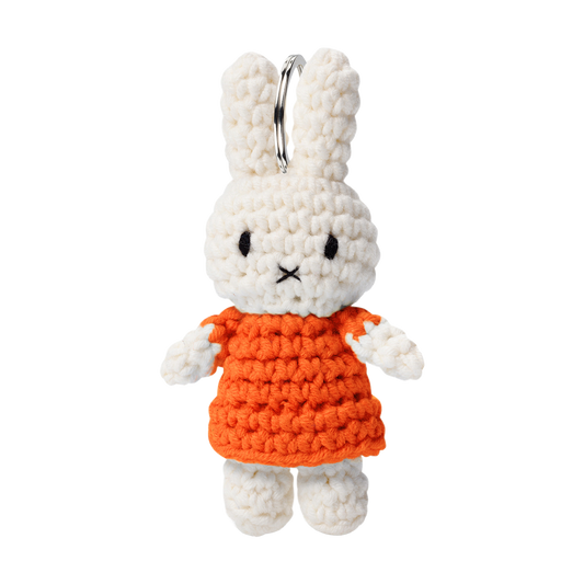 ミッフィー ハンドメイド キーチェーン オレンジ