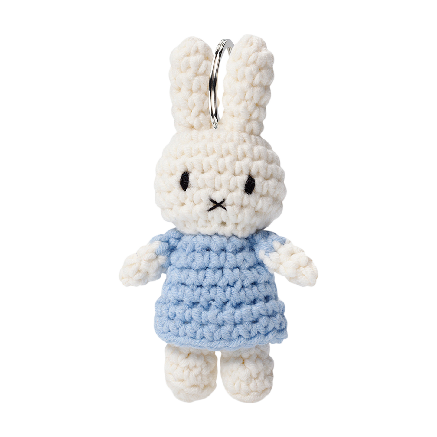 ミッフィー ハンドメイド キーチェーン パステルブルー