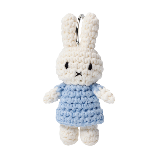 ミッフィー ハンドメイド キーチェーン パステルブルー