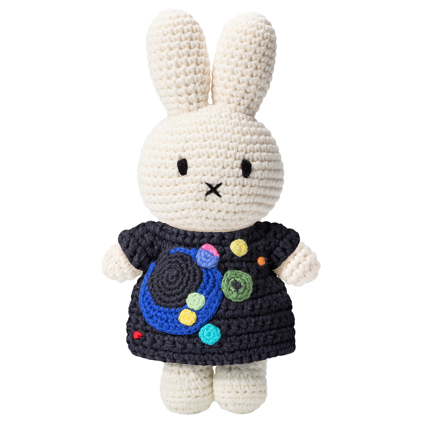 ワシリー・カンディンスキーの「Several Circles（いくつかの円）」をモチーフにした、Just Dutchのミッフィーあみぐるみ