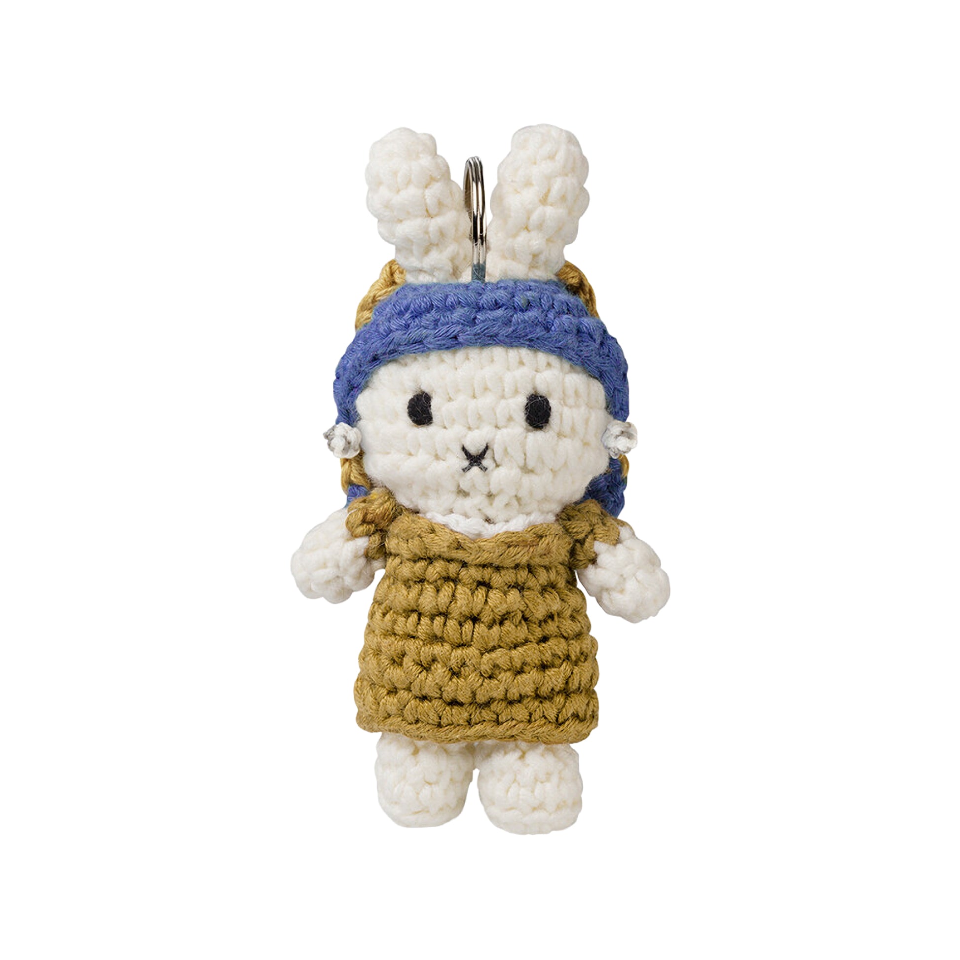 ミッフィー 編みぐるみ キーホルダー フェルメール 真珠の耳飾りの少女 JUST DUTCH