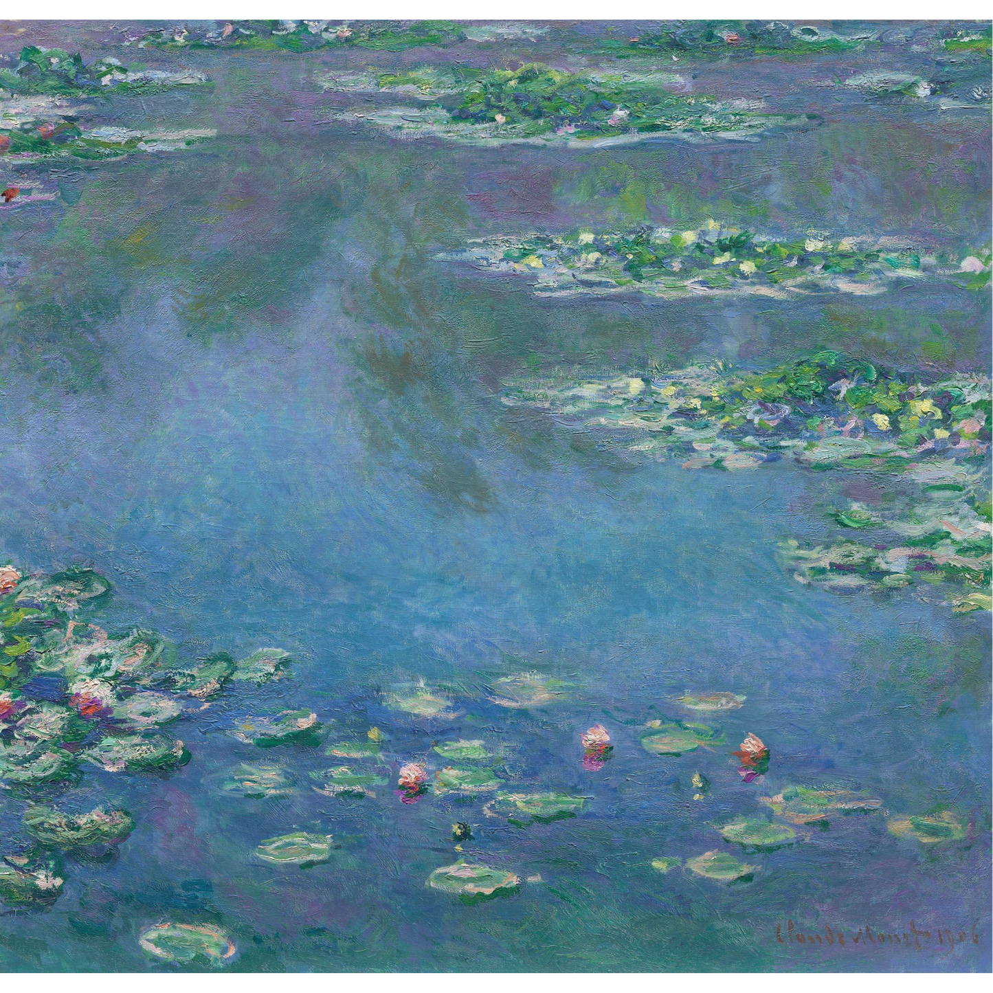 フランスの画家クロード・モネによる絵画作品『睡蓮（Water Lilies）』