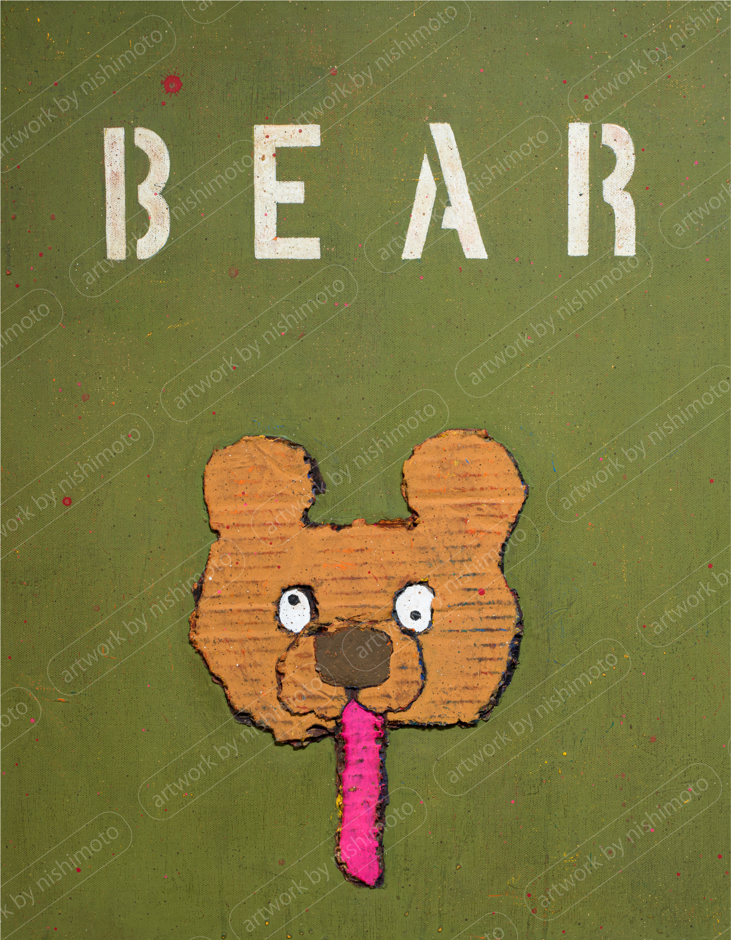 オリジナル トートバッグ BEAR 薄手