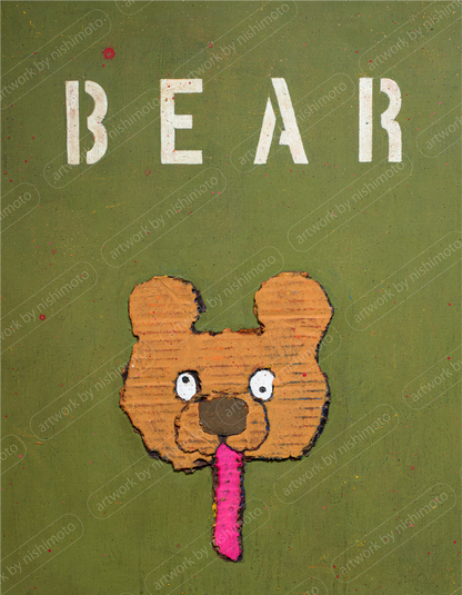 オリジナル トートバッグ BEAR 薄手