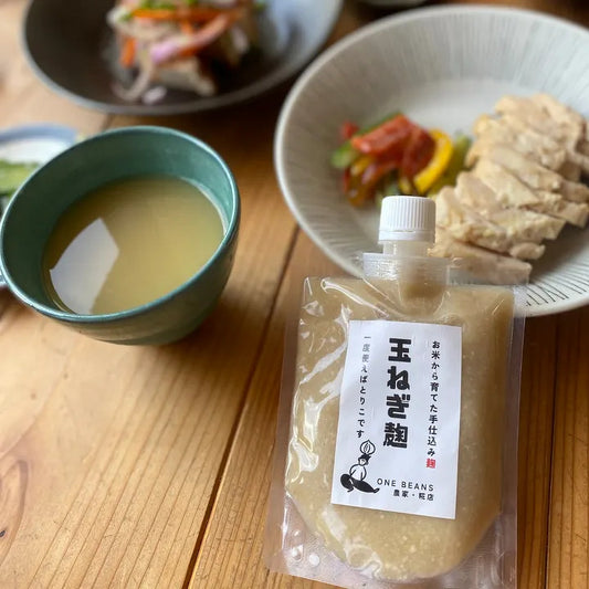 ONE BEANS お米から育てた手仕込み 玉ねぎ麹 180g