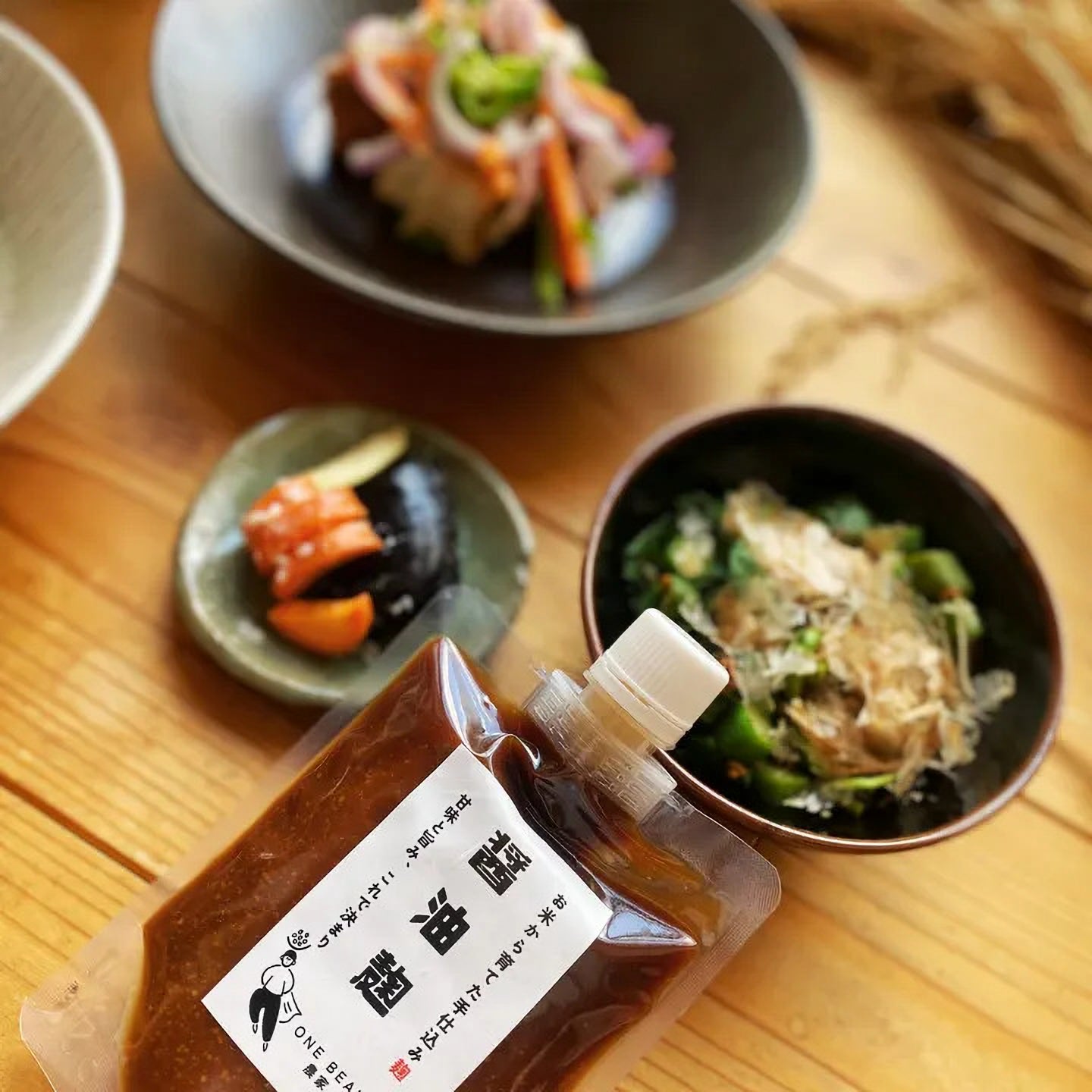 ONE BEANS お米から育てた手仕込み 醤油麹 180g